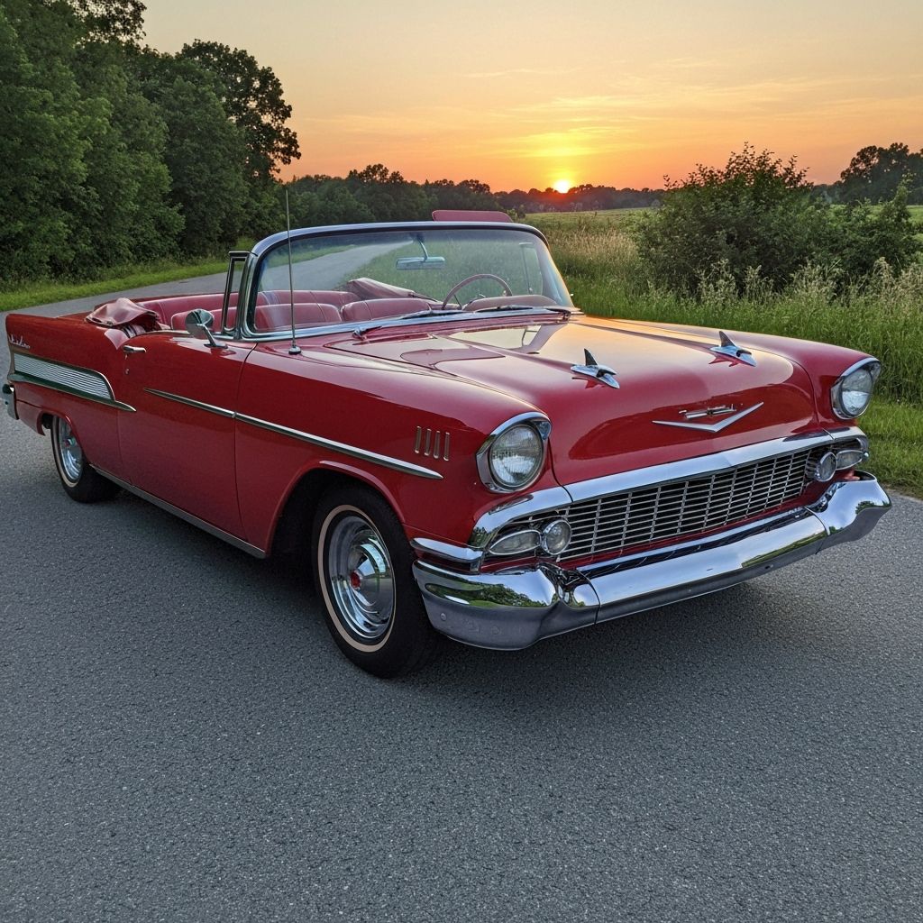 Beautifully painted classic car showcasing ProGlo Autobody & Paint craftsmanship